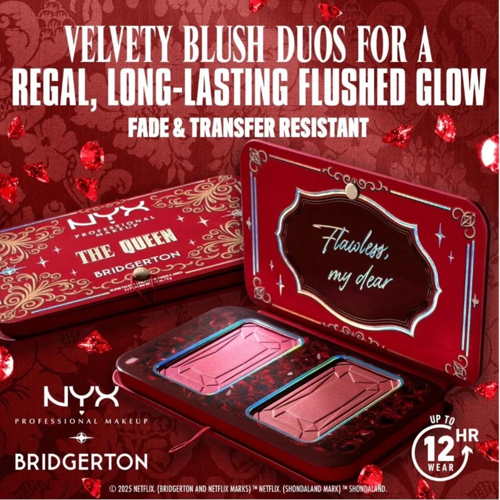 NYX Bridgerton Buttermelt Royal Blush Duo “The Queen”